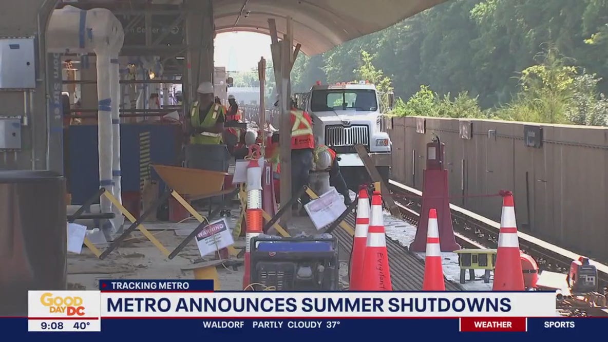 Metro will close some Green, Orange, Silver line stations for weeks this summer